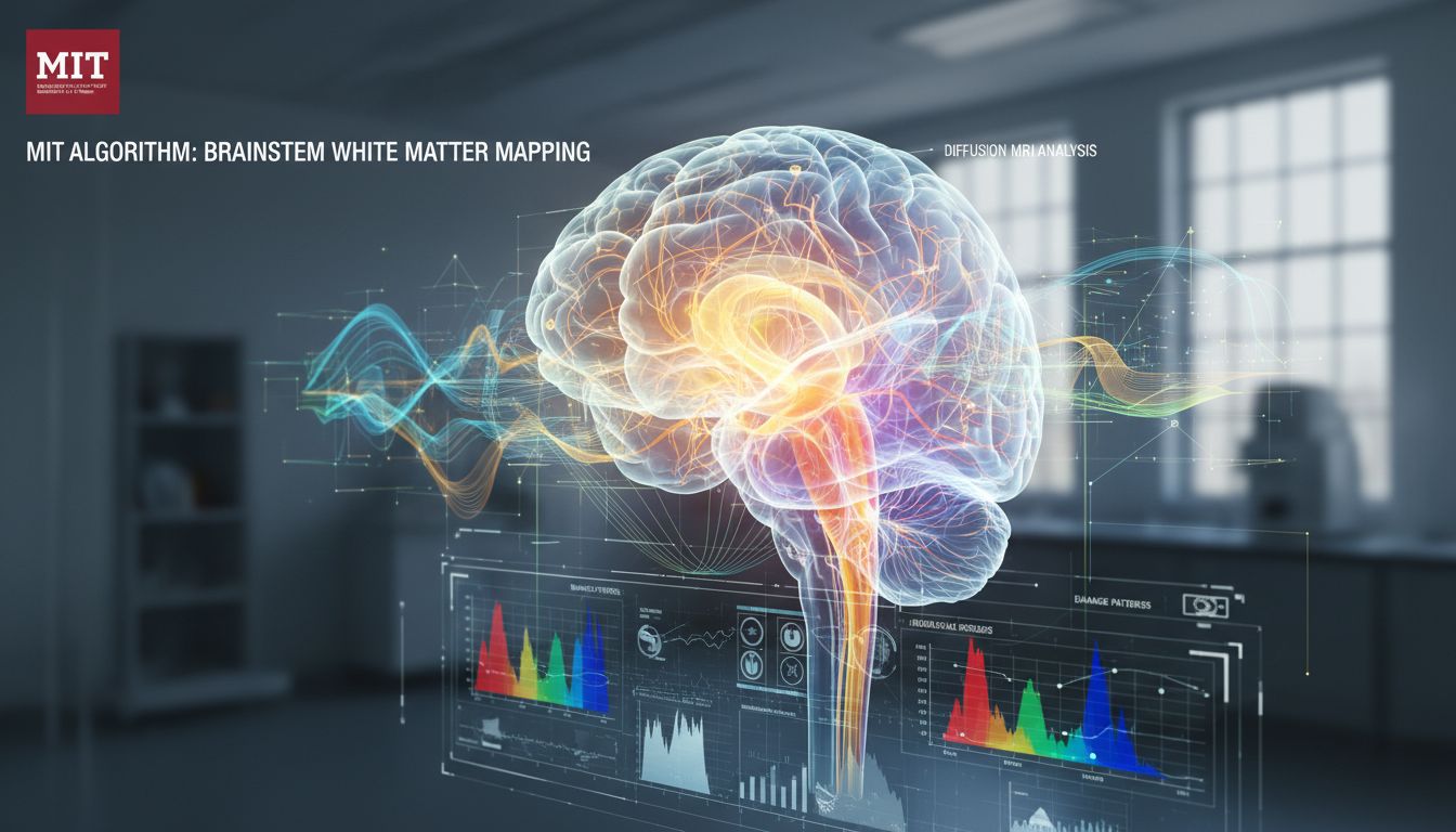 מחקר MIT: אלגוריתם בינה מלאכותית ממפה ומפריד מסלולי חומר לבן בגזע המוח מדיפוזיה MRI
